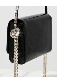 ALEXANDRE VAUTHIER - Czarna torebka z kryształami Emmanuelle. Kolor: czarny. Materiał: jedwab, wiskoza #7