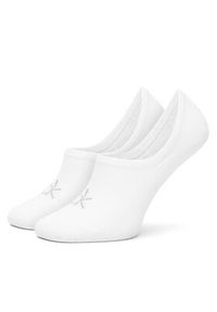 Calvin Klein Zestaw 2 par stopek damskich 701228801 Biały. Kolor: biały. Materiał: materiał, bawełna