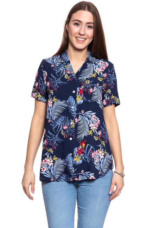 Mustang - KOSZULA DAMSKA MUSTANG Edda AOP Blouse 1009460 11708
