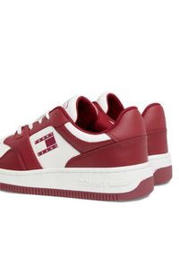 Tommy Jeans Sneakersy Tjw Retro Basket Leather EN0EN02532 Czerwony. Kolor: czerwony. Materiał: skóra #4