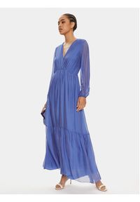 Dixie Sukienka letnia A207J102 Niebieski Regular Fit. Kolor: niebieski. Materiał: jedwab, wiskoza. Sezon: lato #3