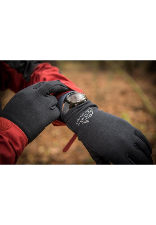 Helikon-Tex - Rękawice turystyczne jesienno zimowe Trekker Outback. Kolor: czarny. Sezon: zima, jesień. Sport: turystyka piesza