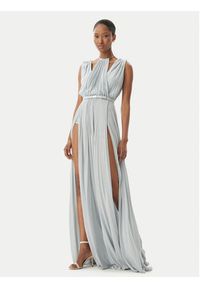 Elisabetta Franchi Sukienka wieczorowa AB-R21-52E2 Błękitny Regular Fit. Kolor: niebieski. Materiał: wiskoza. Styl: wizytowy #4