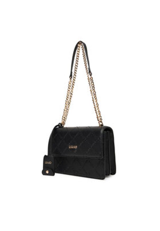Liu Jo Torebka Ecs M Crossbody AF5055 E0538 Czarny. Kolor: czarny. Materiał: skórzane