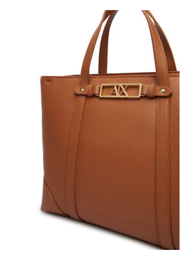 Armani Exchange Torebka XW002609 AF15632 U6119 Brązowy. Kolor: brązowy. Materiał: skórzane