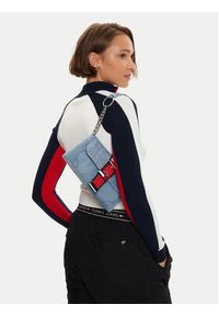 Tommy Jeans Torebka Tjw Idol Shoulder Bag Denim AW0AW16694 Niebieski. Kolor: niebieski