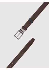 Pako Lorente - PAKO LORENTE – Dwustronny skórzany pasek męski. Materiał: skóra #9