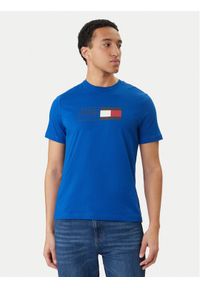 TOMMY HILFIGER - Tommy Hilfiger T-Shirt Brand Love Box MW0MW42366 Niebieski Regular Fit. Kolor: niebieski. Materiał: bawełna #1