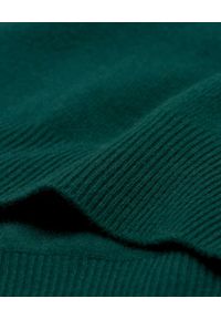 GANT - Zielony wełniany sweter. Kolor: zielony. Materiał: wełna