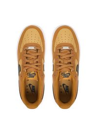 Nike Sneakersy Air Force 1 (GS) CT3839 700 Brązowy. Kolor: brązowy. Materiał: skóra. Model: Nike Air Force #2