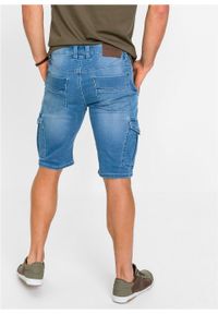 Bermudy dżinsowe ze stretchem Regular Fit bonprix jasnoniebieski denim. Kolor: niebieski #6