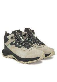 Merrell Trekkingi Speed Strike 2 Leather Mid Waterproof J038387 Beżowy. Kolor: beżowy. Materiał: zamsz, skóra. Sport: turystyka piesza