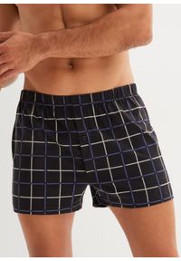 bonprix - Luźne bokserki z bawełnianego dżerseju (3 pary). Kolor: czarny. Materiał: jersey, bawełna #1