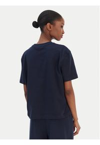 TOMMY HILFIGER - Tommy Hilfiger T-Shirt Script WW0WW47819 Granatowy Regular Fit. Kolor: niebieski. Materiał: bawełna #2
