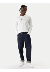 TOMMY HILFIGER - Tommy Hilfiger Longsleeve Brand Love MW0MW41454 Biały Regular Fit. Kolor: biały. Materiał: bawełna. Długość rękawa: długi rękaw #3