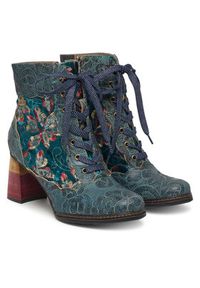 Laura Vita Trzewiki Idcano 06 Turkusowy. Kolor: turkusowy. Materiał: materiał #4