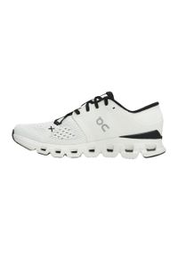 On Running - Buty do biegania męskie On Cloud X 4. Zapięcie: sznurówki. Kolor: biały. Materiał: guma, materiał, tkanina, syntetyk. Szerokość cholewki: normalna