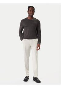 BOSS Spodnie materiałowe C-Perin 50555842 Biały Regular Fit. Kolor: biały. Materiał: syntetyk #8