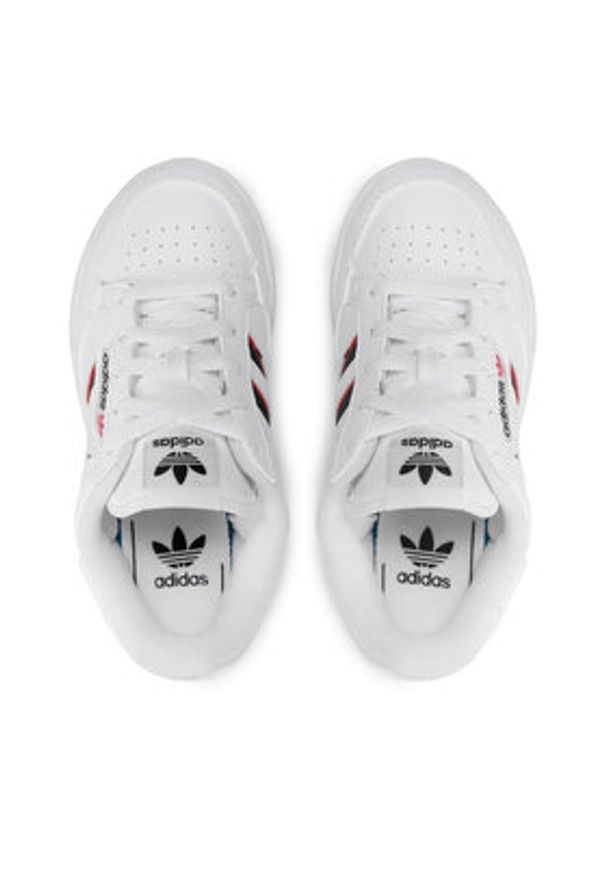 Adidas - adidas Sneakersy Continental 80 Stripes C S42611 Biały. Kolor: biały. Materiał: skóra
