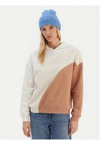 Roxy Bluza ERJFT04868 Beżowy Relaxed Fit. Kolor: beżowy. Materiał: bawełna #1