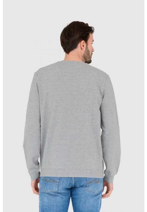 Guess - GUESS Szara męska bluza slim fit, Rozmiar XL. Kolor: szary