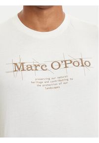 Marc O'Polo T-Shirt 528 2305 51196 Écru Regular Fit. Typ kołnierza: polo. Kolor: kremowy. Materiał: bawełna #5