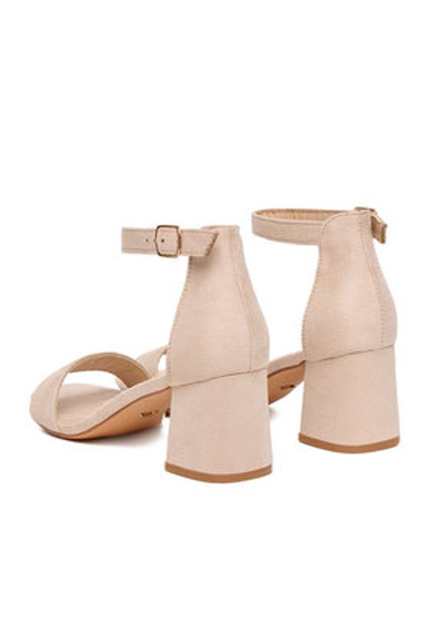 DeeZee Sandały 5250-1 Beżowy. Kolor: beżowy. Materiał: materiał