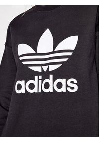 Adidas - adidas Bluza Trefoil Crew FM3272 Czarny Regular Fit. Kolor: czarny. Materiał: bawełna #5