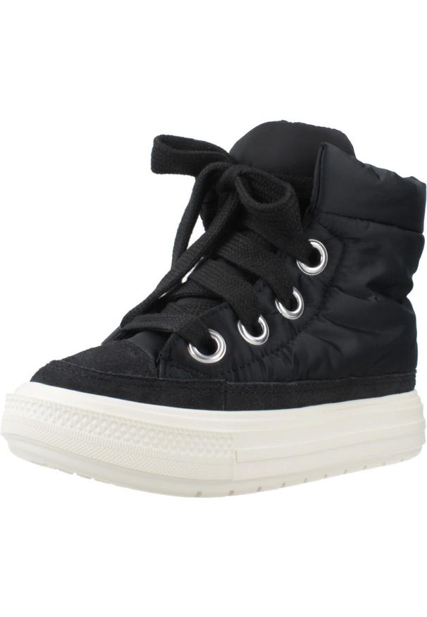 Converse - Buty CONVERSE CHUCK TAYLOR ALL STAR ELEMENTS BOOT HI Czarny. Kolor: czarny. Materiał: tkanina, skóra, syntetyk. Styl: sportowy. Model: Converse All Star. Sport: turystyka piesza