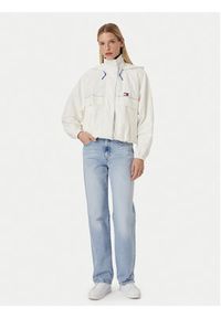 Tommy Jeans Wiatrówka Regatta DW0DW22915 Biały Oversize. Kolor: biały. Materiał: syntetyk #5