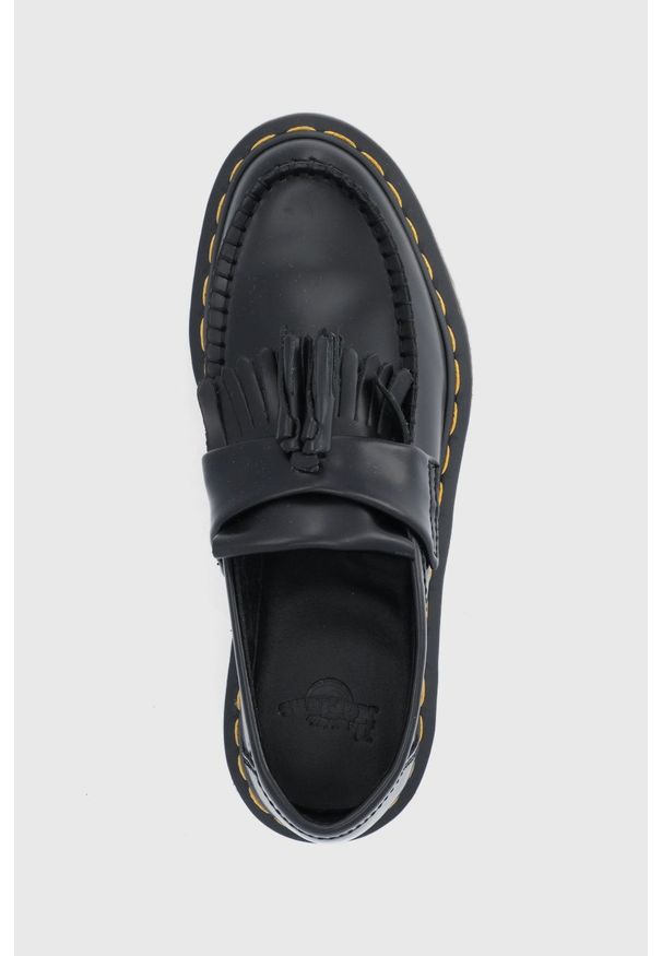 Dr. Martens - Mokasyny skórzane Adrian Ys. Kolor: czarny. Materiał: skóra