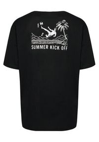 Adidas - adidas T-Shirt Summer Slides Sport Graphic JZ4998 Czarny Regular Fit. Kolor: czarny. Materiał: bawełna. Styl: sportowy #8