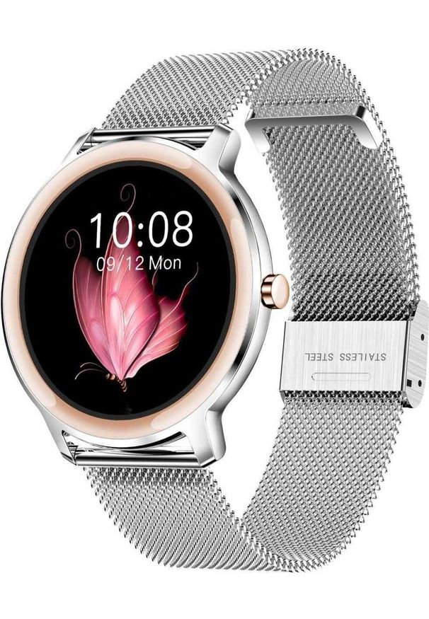 Smartwatch Rubicon RNBE66 Srebrny (RNBE66SIBX05AX). Rodzaj zegarka: smartwatch. Kolor: srebrny