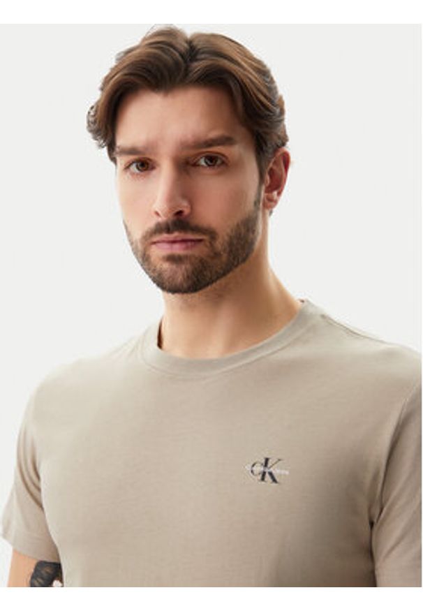 Calvin Klein Jeans Komplet 2 t-shirtów Monologo J30J320199 Kolorowy Regular Fit. Materiał: bawełna. Wzór: kolorowy