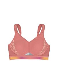 TRIACTION - biustonosz sportowy Cardio Flow. Kolor: czerwony. Materiał: poliester, elastan, poliamid. Sport: fitness
