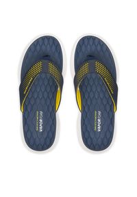 skechers - Skechers Japonki Vapor Foam Sandal-Sayto 232894/NVYL Granatowy. Kolor: niebieski. Materiał: materiał