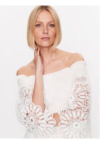Iconique Sukienka letnia IC23 018 Biały Regular Fit. Kolor: biały. Materiał: bawełna, syntetyk. Sezon: lato #4