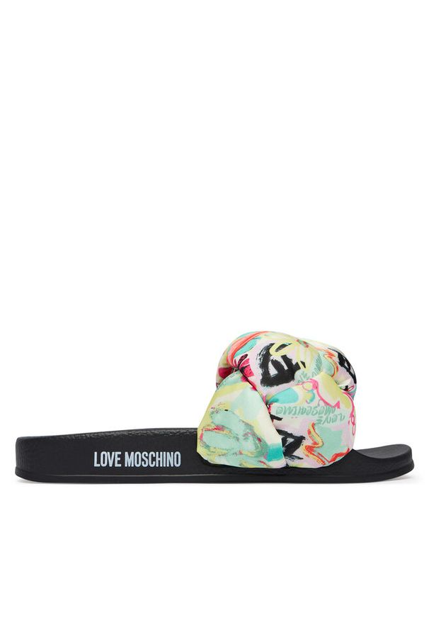 Love Moschino - Klapki LOVE MOSCHINO. Wzór: kolorowy