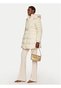 TwinSet - TWINSET Kurtka puchowa 242TP2182 Beżowy Slim Fit. Kolor: beżowy. Materiał: syntetyk. Sezon: zima #4