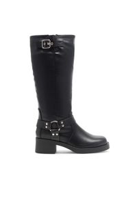 Jenny Fairy Kozaki Mia HY96158-3 Czarny. Kolor: czarny. Materiał: skóra #1