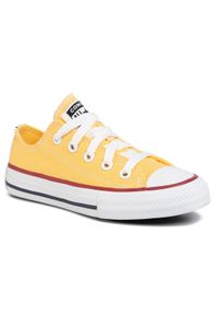 Converse Trampki Ctas Ox 666820C Żółty. Kolor: żółty. Materiał: materiał #1