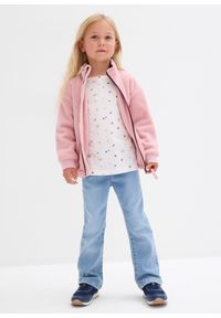 bonprix - Dżinsy bootcut ze średnim stanem i elastyczną gumką w talii. Kolor: niebieski