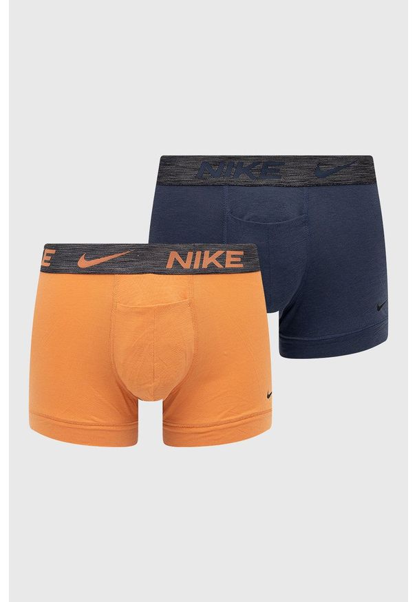 Nike bokserki (2-pack). Kolor: pomarańczowy