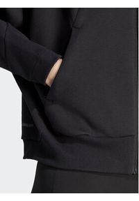 Adidas - adidas Bluza Z.N.E. IN5128 Czarny Loose Fit. Kolor: czarny. Materiał: bawełna #3