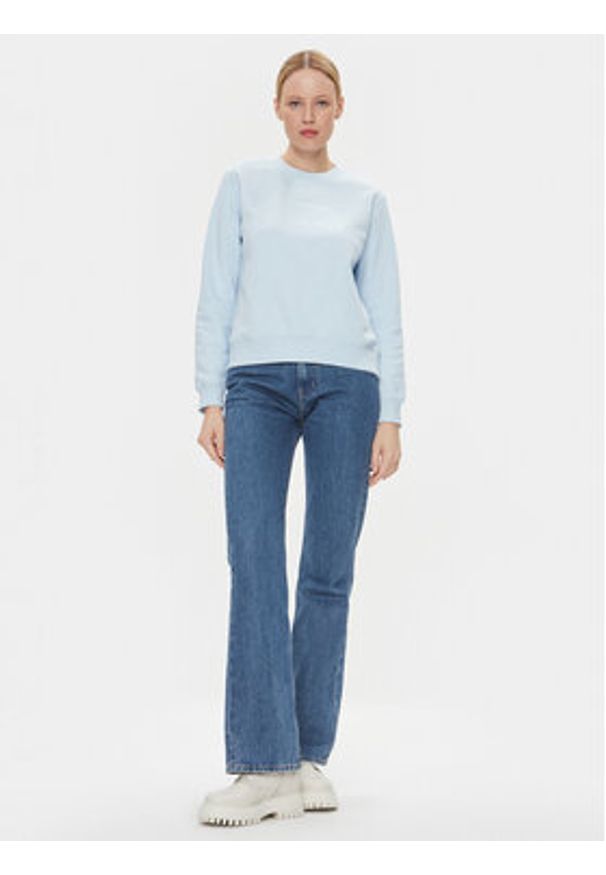Calvin Klein Jeans Bluza Institutional J20J222548 Błękitny Regular Fit. Kolor: niebieski. Materiał: bawełna, syntetyk