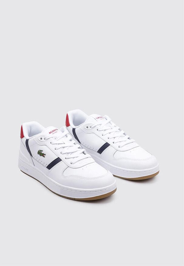 Tenisówki Lacoste Model T-clip Set Kolor Biały. Kolor: biały. Materiał: tkanina, skóra