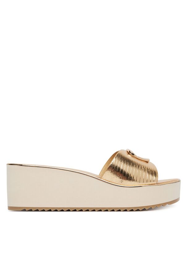 Aldo Klapki Menhaden 14190473 Złoty. Kolor: złoty. Materiał: skóra