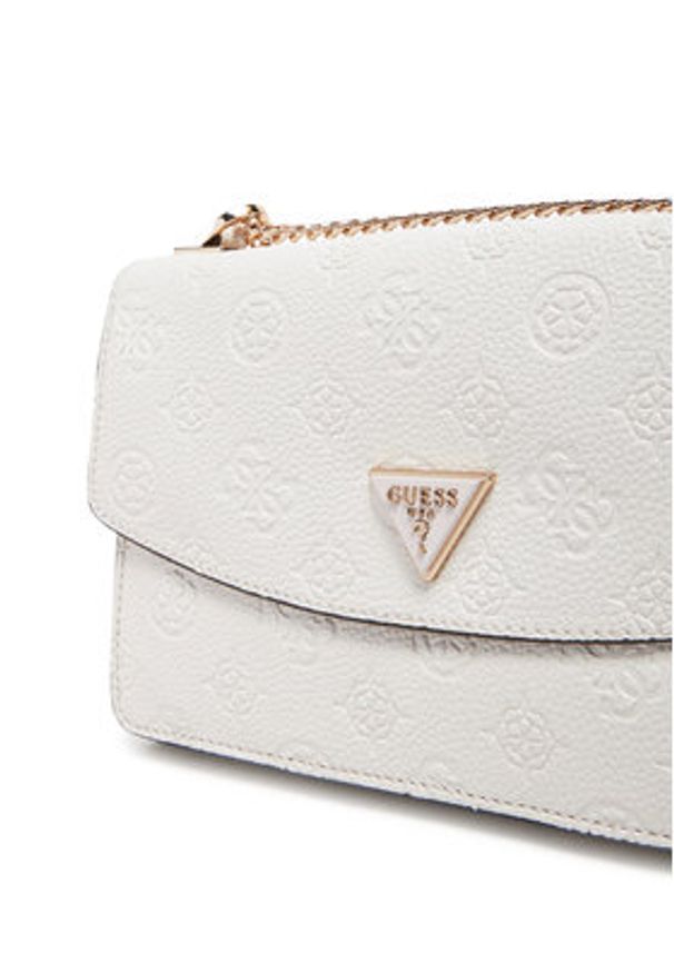 Guess Torebka HWPG93 49210 Biały. Kolor: biały. Materiał: skórzane