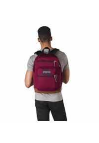 JanSport - Dorosły Plecak Jansport Cool Student Czerwony. Kolor: czerwony. Styl: młodzieżowy