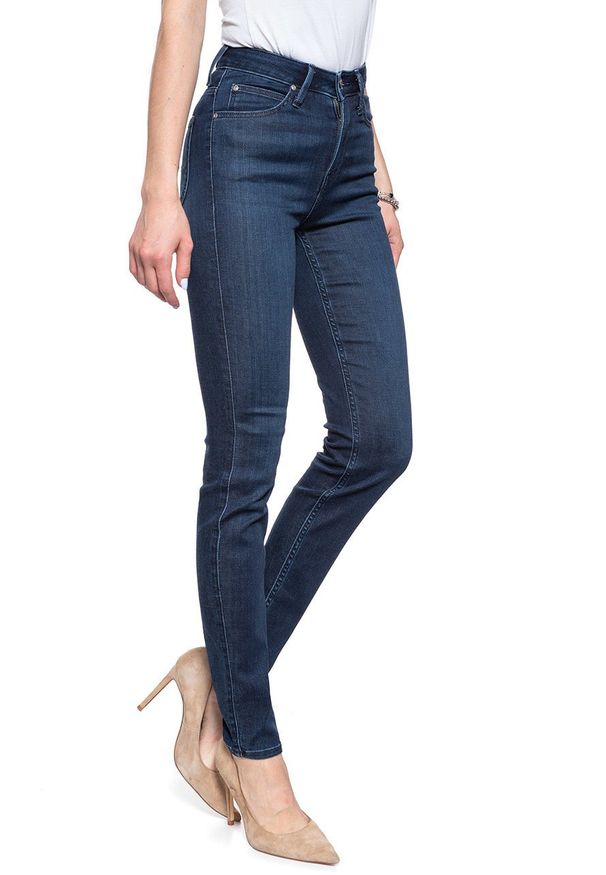 Lee - SPODNIE DAMSKIE LEE SCARLETT HIGH POLISHED INDIGO L626RKKD 112114347
